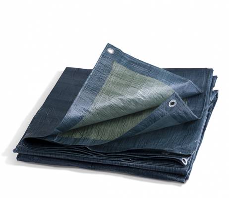 Zakrývací plachta 3x4m modro-zelená