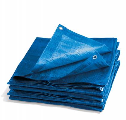 Zakrývací plachta 5x8m 70g/m2 modrá