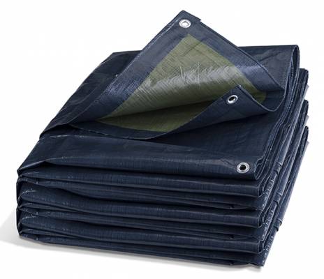 Zakrývací plachta 8x12m 150g/m2 modro-zelená